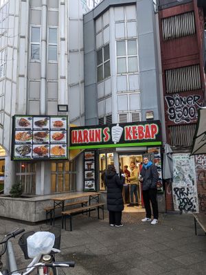 Outside of Harun S Kebab. at Harun's Kebab in Berlin