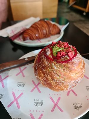 Great coffee and pastries at Croix Croissant in Flemington