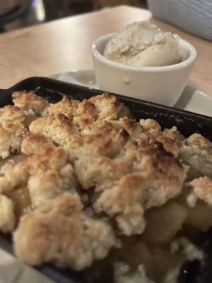 Only weird item, their crumble. Grainy texture    at Luma Riverfront Bar & Eatery in Petaluma