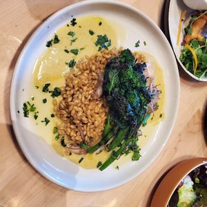 Mushroom Risotto at Luma Riverfront Bar & Eatery in Petaluma