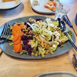 Garden Salad big enough for 4 to share! at Luma Riverfront Bar & Eatery in Petaluma