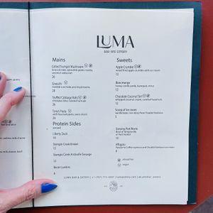   at Luma Riverfront Bar & Eatery in Petaluma