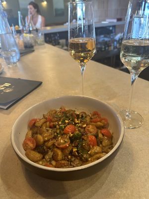 My husband liked the risotto  at Luma Riverfront Bar & Eatery in Petaluma