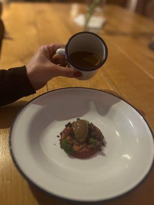 Dessert + punch   at Galerija Okusov in Petrovce