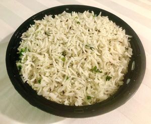 Jeera rice at 7 Spices Restaurant in Aqaba