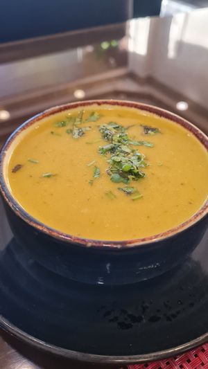 Dahl soup at 7 Spices Restaurant in Aqaba