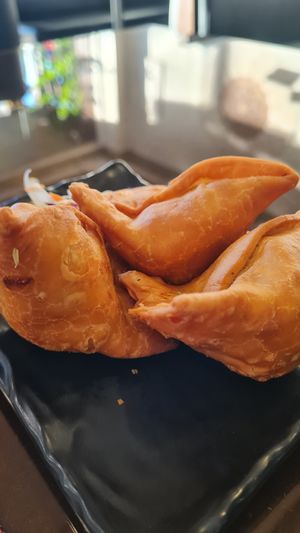 Veg samosa at 7 Spices Restaurant in Aqaba