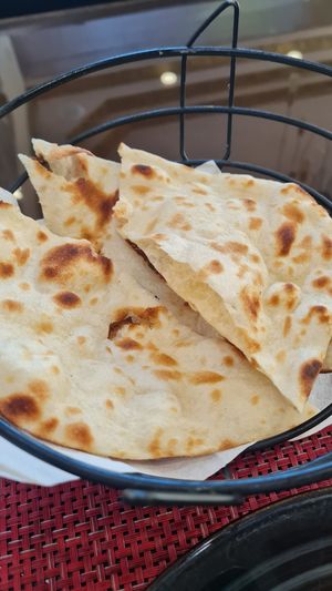 Vegan naaaaan at 7 Spices Restaurant in Aqaba