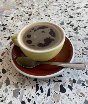 Americano (3,5€……. 🤯😢) at Good News Coffee Shop in Paris