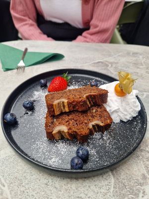 Banana bread at greenhouse Café & PopUp in Esslingen