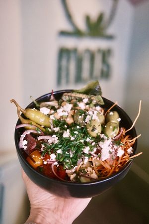 Greek Summer Bowl 🍚   at greenhouse Café & PopUp in Esslingen