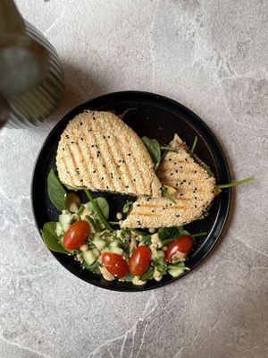 Peanut Bite Panini 🥜🫶🏼  at greenhouse Café & PopUp in Esslingen