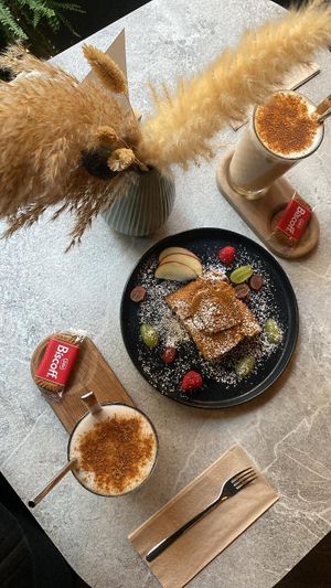 Lotus Blondie and Pumpkin Spice Latte at greenhouse Café & PopUp in Esslingen