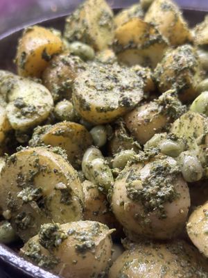 Heavenly Potatoes  at Nutmeg + Thyme in Burford