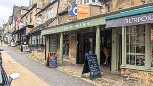 Hidden at the back of the arcade at Nutmeg + Thyme in Burford