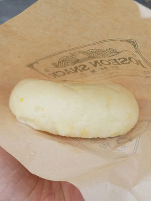 Corn steamed bun at Joseon Snack - 조선스낵 in Busan