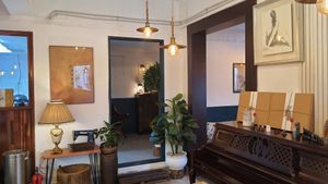 interior of location - entrance area at Joseon Snack - 조선스낵 in Busan