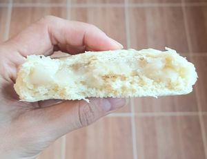 corn steamed bun - inside at Joseon Snack - 조선스낵 in Busan