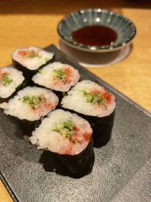 Cucumber maki   at Itamae Sushi Shimbashi in Tokyo
