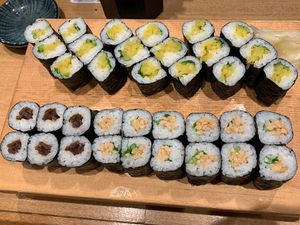   at Itamae Sushi Shimbashi in Tokyo