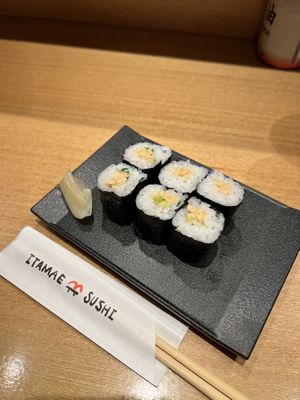   at Itamae Sushi Shimbashi in Tokyo