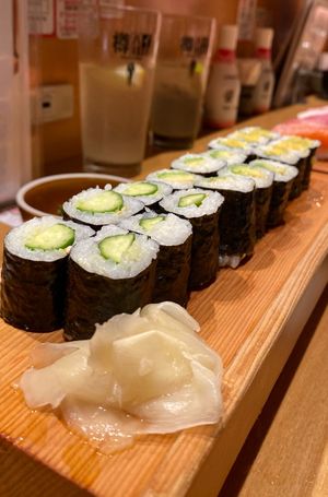   at Itamae Sushi Shimbashi in Tokyo