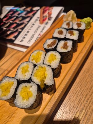 Very friendly staff! Veggie sushi for a very favorable price! at Itamae Sushi Shimbashi in Tokyo