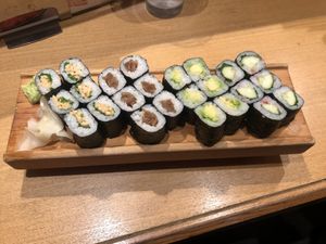   at Itamae Sushi Shimbashi in Tokyo