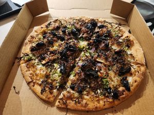 Trippy truffle pizza at Serenity Pizza in Nashville