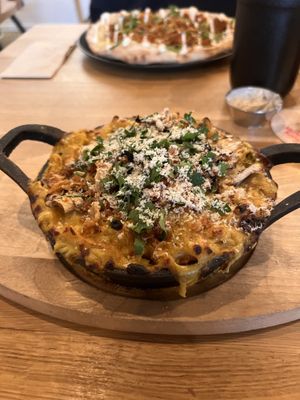 truffle mac and cheese skillet  at Virtuous Pie in Cologne