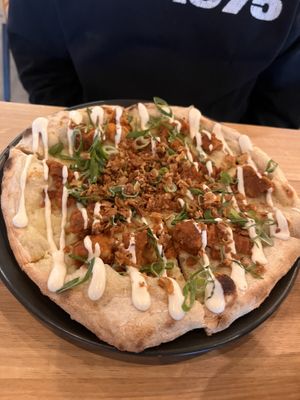 stranger wings pizza  at Virtuous Pie in Cologne