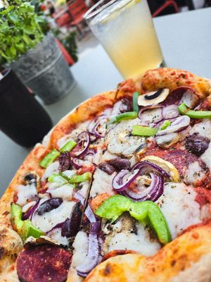 Canadian Supreme Pizza at Virtuous Pie in Cologne