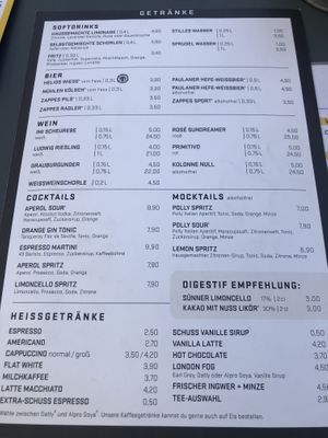 Drinks   at Virtuous Pie in Cologne