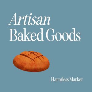 Artisan baked goods  at Harmless Market in Burton Upon Trent