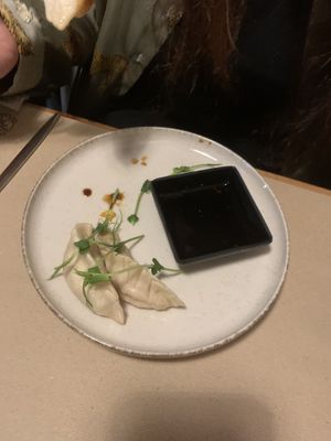 Gyoza (2 missing cause already in my sister’s belly)   at L'Aia in Mezzana