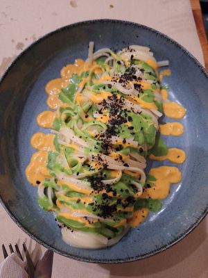 Linguine at L'Aia in Mezzana