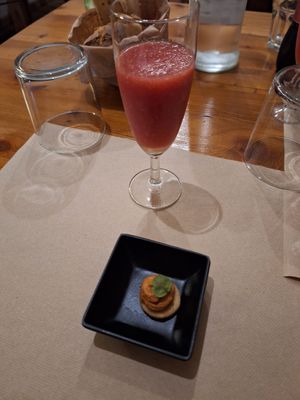 Gazpacho at L'Aia in Mezzana