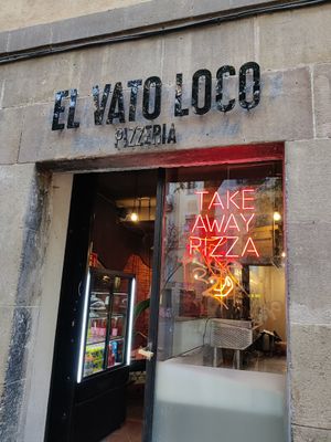 Storefront at El Vato Loco in Barcelona