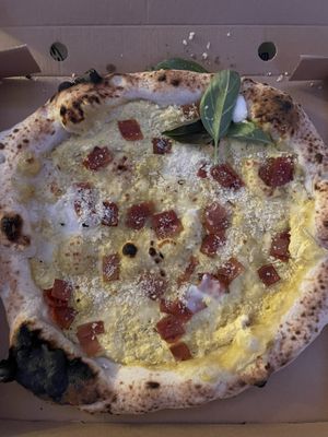 Pizza  at El Vato Loco in Barcelona