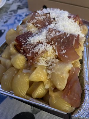 Mac and cheese  at El Vato Loco in Barcelona