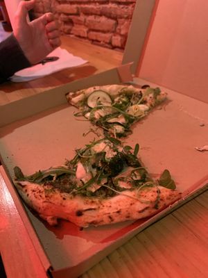 All green  at El Vato Loco in Barcelona