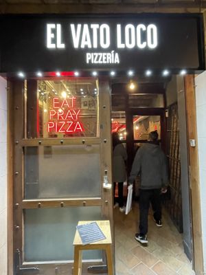 Entrance  at El Vato Loco in Barcelona