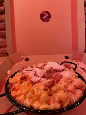 Mac and cheese  at El Vato Loco in Barcelona