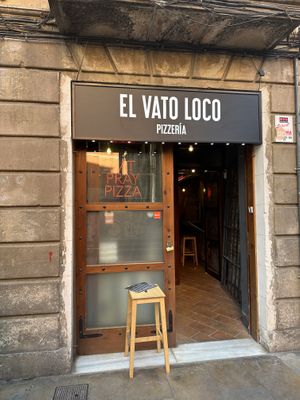 From the outside   at El Vato Loco in Barcelona