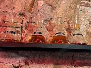 Spicy oils  at El Vato Loco in Barcelona