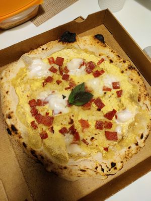 Carbonara at El Vato Loco in Barcelona