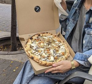 Pizza Big Lebanowski  at El Vato Loco in Barcelona