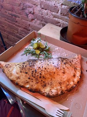 Calzone 😍  at El Vato Loco in Barcelona