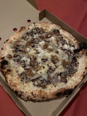 Pizza Funghi  at El Vato Loco in Barcelona