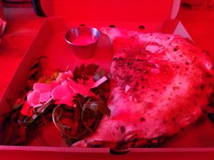 Calzone at El Vato Loco in Barcelona